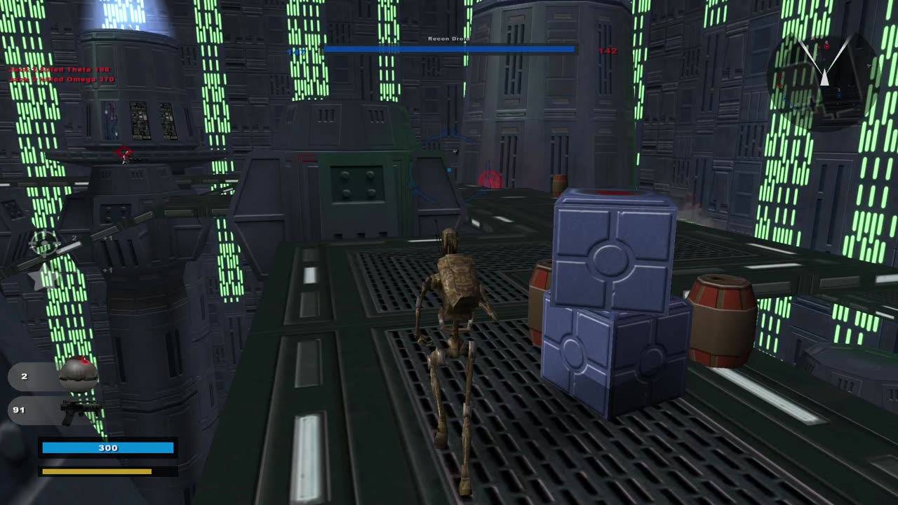 Star Wars Battlefront II 2005: Instant Action Conquest Death Star CIS Gameplay