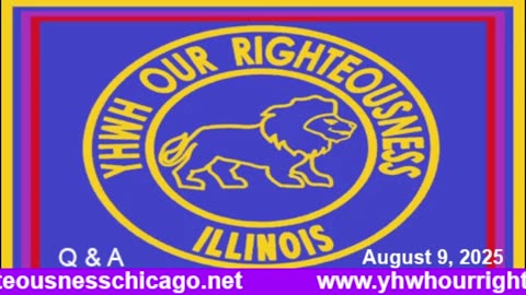 Sabbath with YHWH OUR RIGHTEOUSNESS Chicago [Friday, January 23, 2026] 7:00 p.m. Central/8:00 p.m. Eastern (Jews and Amalekites are Edomites, descendants of Esau. Jews are not Yisraelites)