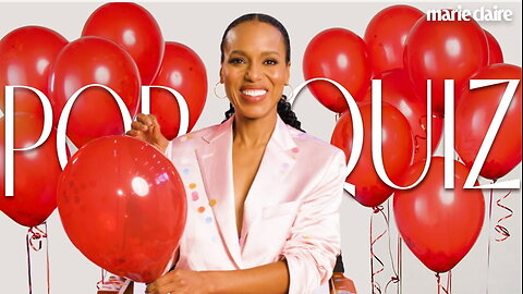 Kerry Washington | Pop Quiz | Marie Claire