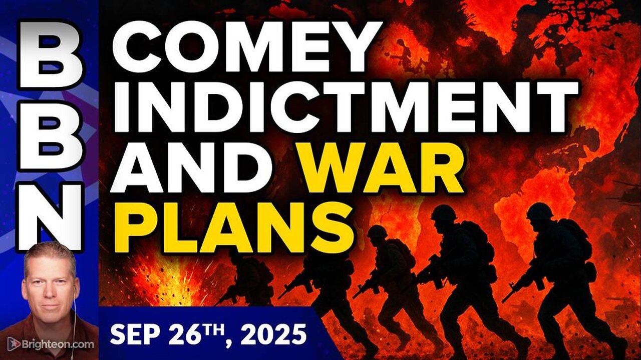 WAR plans, flotilla updates, and the Comey indictment DISTRACTION