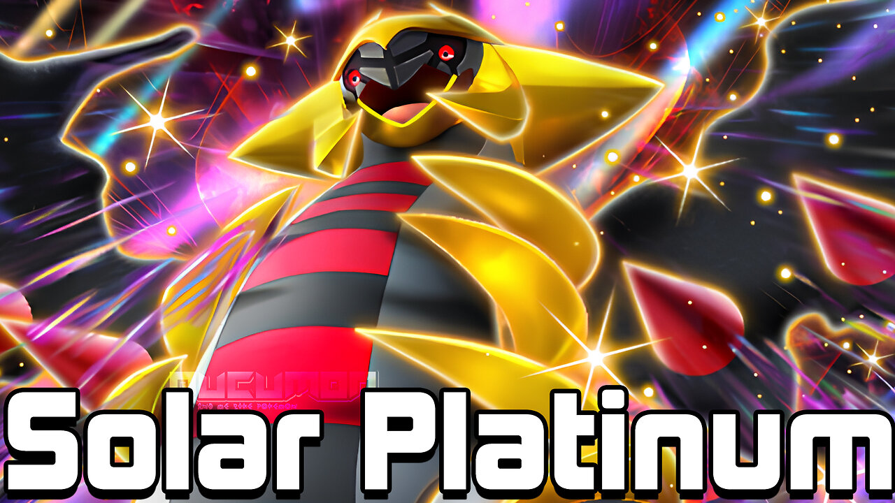 Pokemon Solar Platinum - NDS ROM Hack, modified text, trainer battles, altered evolutions, new forms