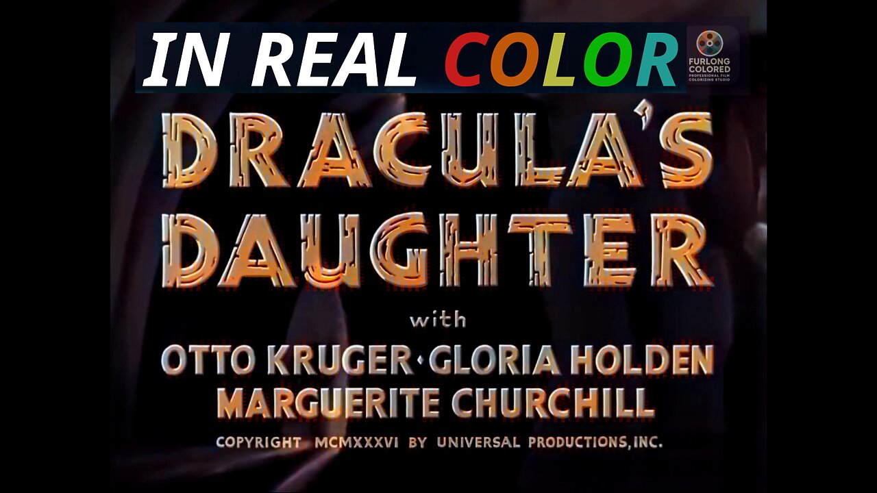 🎬 Dracula’s Daughter (1936) — IN REAL COLOR — FULL MOVIE (HD)