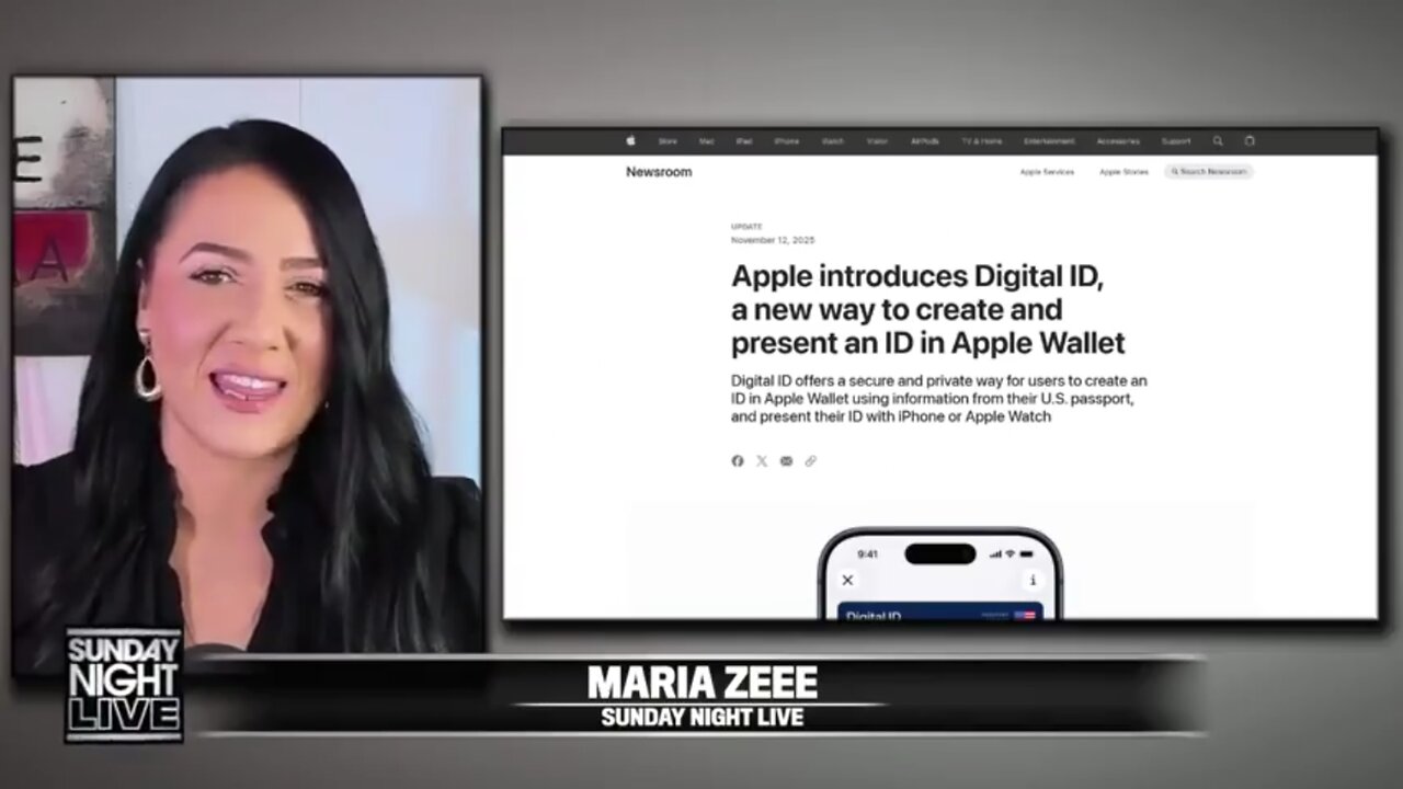 InfoWars Sunday Night Live - Maria Zeee - Digital ID - America - Real ID - TSA - New World Order