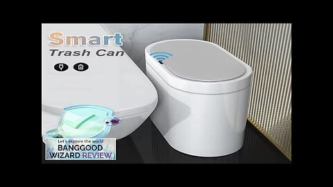 12L Slim Smart Sensor Trash Can Dual Mode Auto-Kick Sensor Home Sensing Review