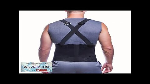 Heavy Duty Work Back Support Belt Comfortable Easy to Adjust Lower Lumbar Review