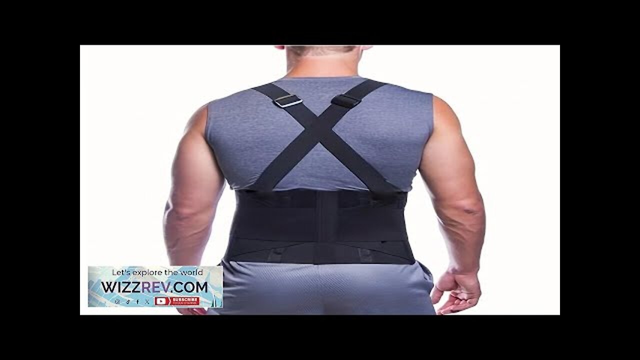 Heavy Duty Work Back Support Belt Comfortable Easy to Adjust Lower Lumbar Review