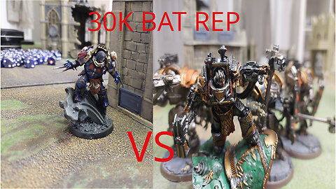 NIGHT LORDS VS IRON WARRIORS, WARHAMMER HORUS HERESY BATTLE REPORT