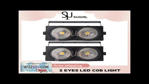 No Tax 2Pcs COB 2 Eyes 200W Par Stage Lights Fast Delivery Review