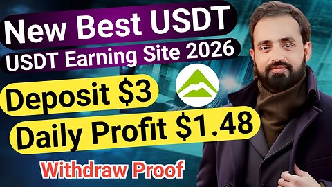 New Best Long Term USDT Earning Site | Best Way To Earn Money Online