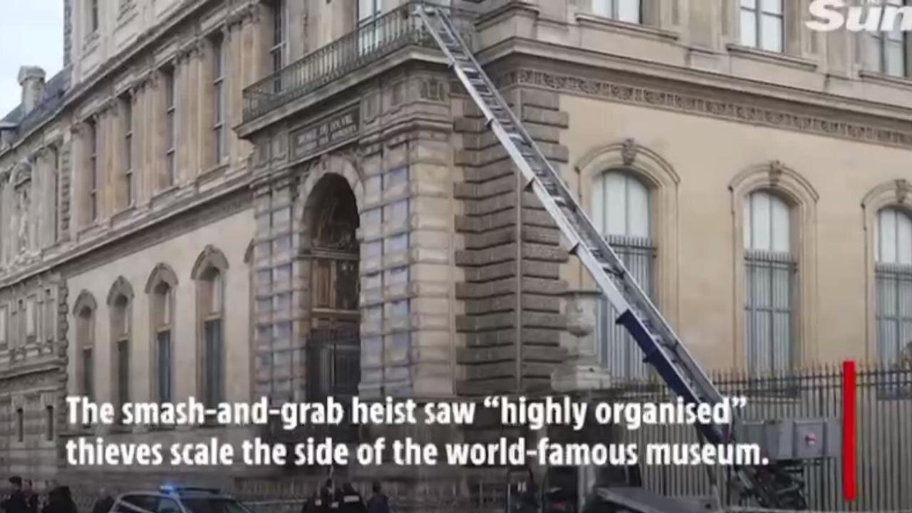 CHAINSAW-WIELDING GANG Stormed the Louvre & Stole Priceless Napoleon-era Jewellery worth millions in a brazen 7-minute raid