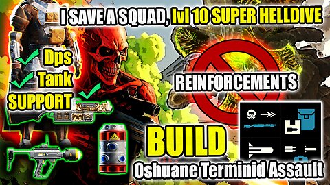 i RESCUE A FUBAR SQUAD - Hive Assault Build on Oshuane #Helldivers2 #christian #vtuber