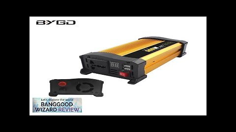 1500W 12V to 220-230V Solar Power Inverter Digital Display USB Modified Sine Review