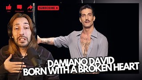 Damiano David - Born With a Broken Heart (Official Video) REACTION