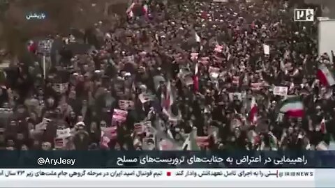 And the Iranian regime organized a counter demonstration. 10 Jan 26
