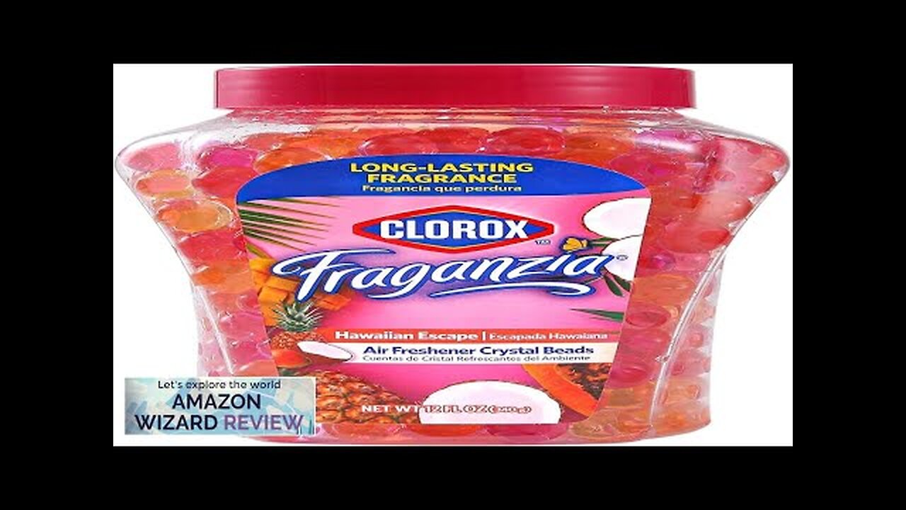 Clorox Fraganzia Crystal Beads Air Freshener in Hawaiian Escape Long Lasting Review