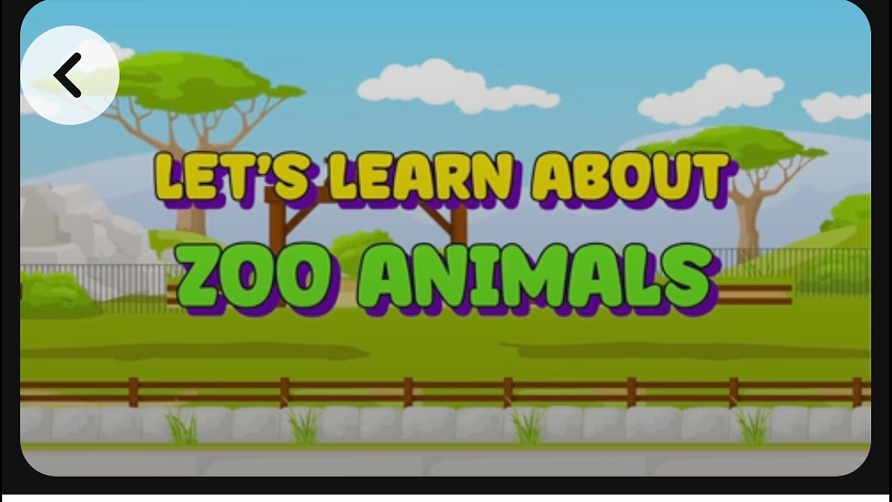 Let's learn zoom animals