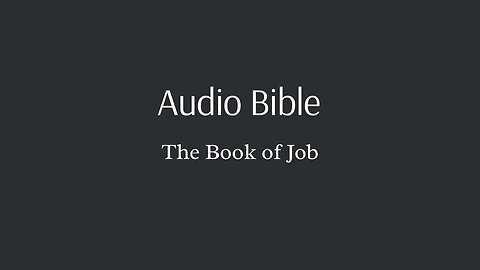 Audio Bible - The Book of Job