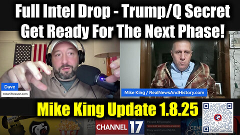 Mike King Drop Intel Jan 8 - Trump/Q Secret, Special Op in Full Swing! Get Ready For The Next Phase