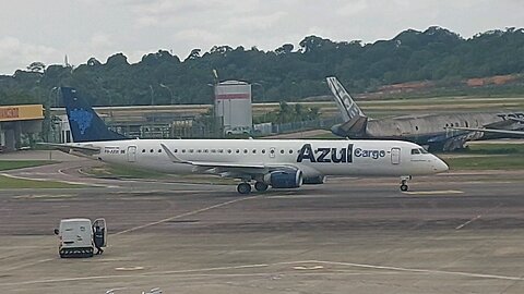 Embraer 195 PR-AXW departing to Campinas from Manaus