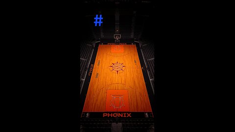 Suns go bold with orange 2025 NBA Cup court.