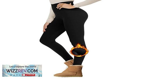 Sportswear Gym Warm Thermals Fleece Leggings for Women Winter High Waist Yoga Review