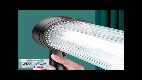 High Pressure 8 Modes Boosted Shower Head Portable Rainfall Hoses Bathroom Bracket Review