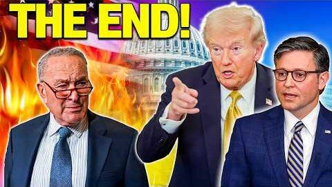 BOOM- Trump & Mike Johnson Drop SHOCK Evidence on Schumer — DC in Panic!