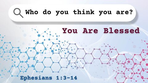 September 28, 2025 // You Are Blessed // Who Do You Think You Are?