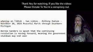 Peaceful March through Dearborn Michigan, Bernie Sanders is upset about shutdown ending vote