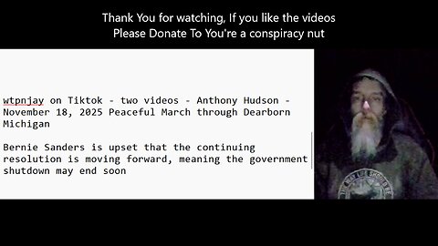 Peaceful March through Dearborn Michigan, Bernie Sanders is upset about shutdown ending vote