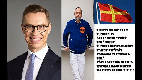 Eliitti on muuttamassa itse pois Suomesta ja suomenruotsaiset tahot pitävät raiskaajiaan vapaana
