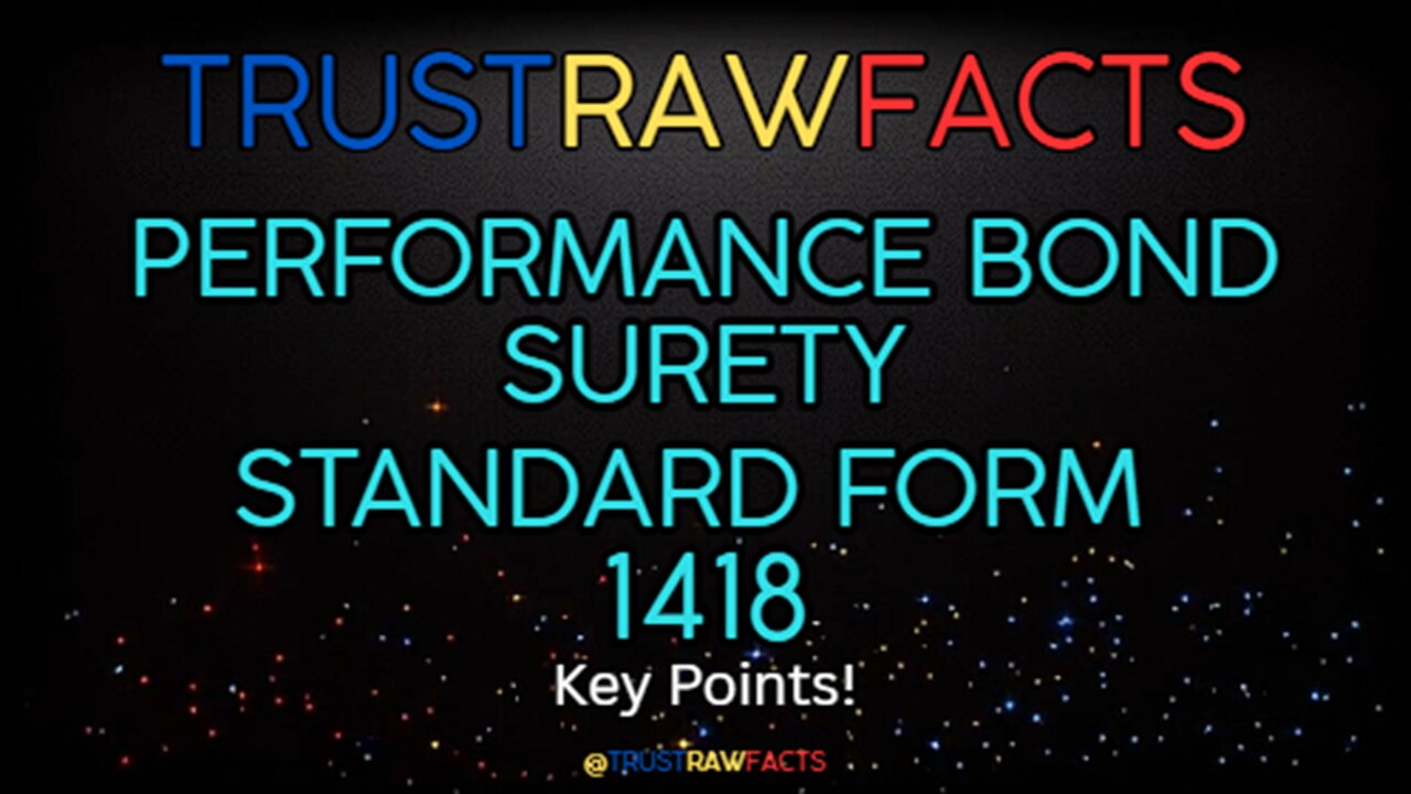 Standard Form 1418 -Key Points!