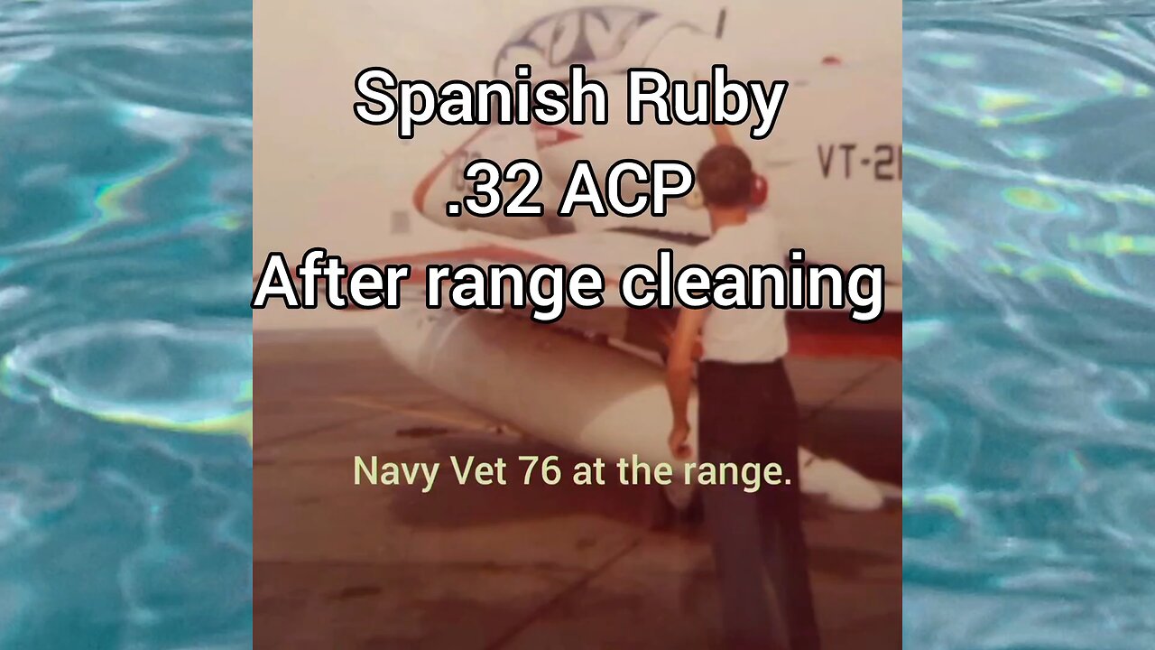 Spanish Ruby after range cleaning.