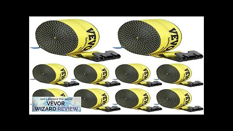 VEVOR Winch Straps 4" x 30' 6000 lbs Load Capacity 18000 lbs Review