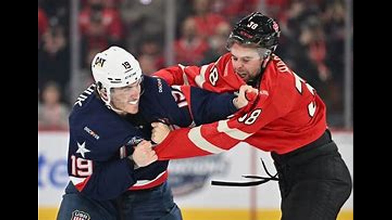 USA and Canada hockey game. Is NASCAR considered a sport?