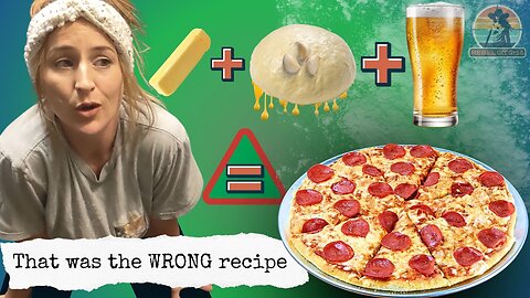 Garlic - BUTTER - Cheese - BEER BREAD - PiZzA - in the disaster kitchen