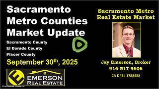 Sacramento Metro Counties Real Estate Market Update