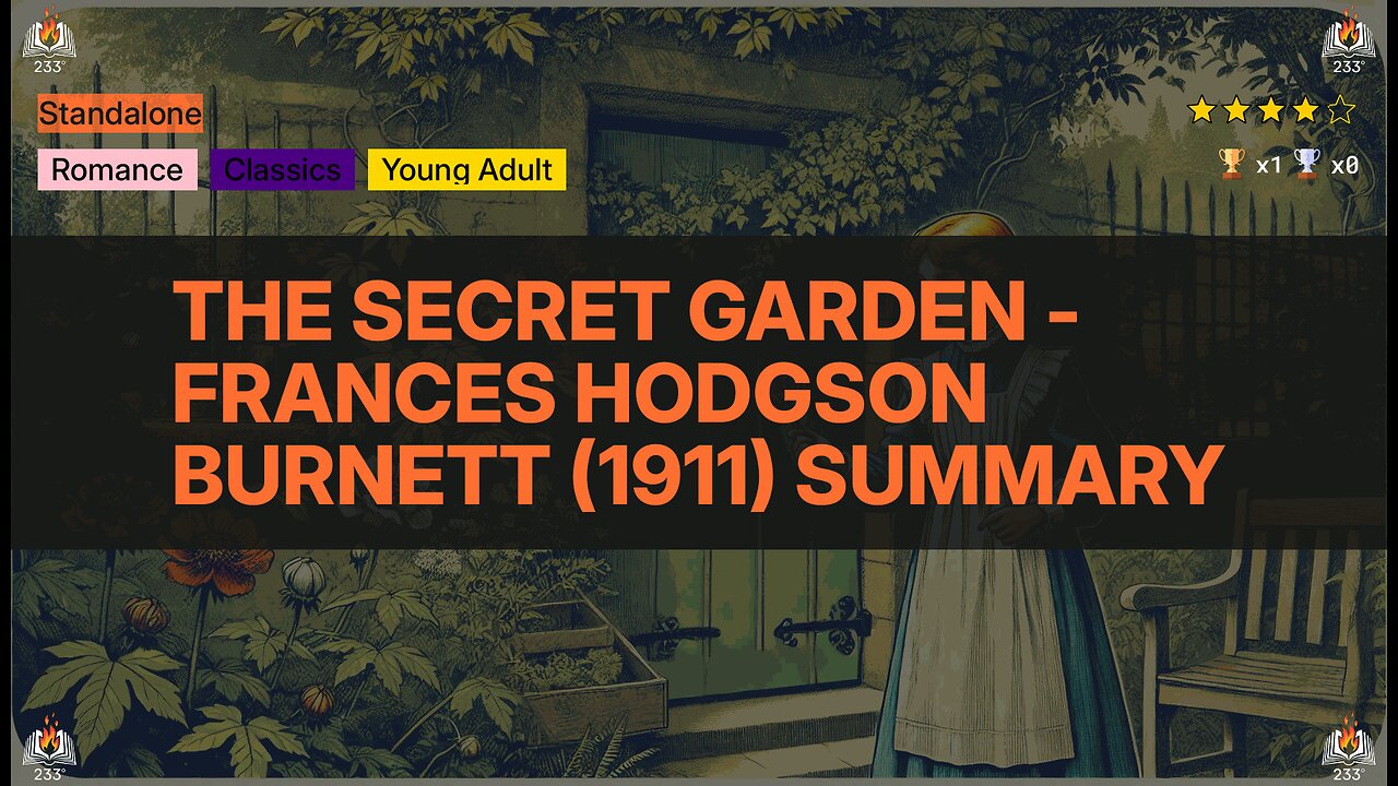 The Secret Garden - Frances Hodgson Burnett (1911) Summary