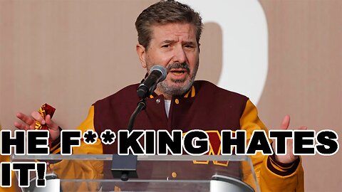 Former Redskins owner Dan Snyder FURIOUS team is winning WITHOUT him! He F**KING HATES IT!