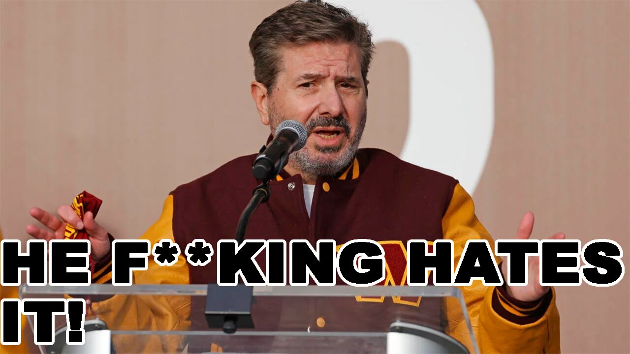 Former Redskins owner Dan Snyder FURIOUS team is winning WITHOUT him! He F**KING HATES IT!