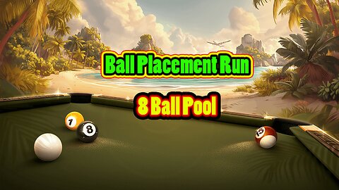 ✨ Ball Placement Run – Clean Match Style 8 Ball Pool
