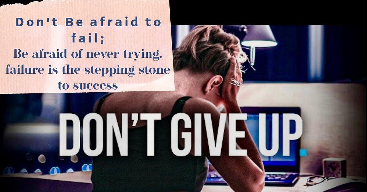 "When You Feel Like Quitting… WATCH THIS!"