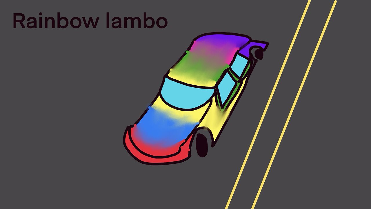 Rainbow lambo
