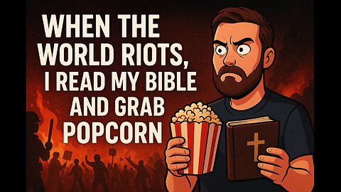 When the World Riots, I Read My Bible and Grab Popcorn 💥🍿✝ To much chaos to count.