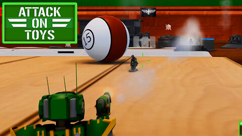 Robots Against Sarge! Attack On Toys