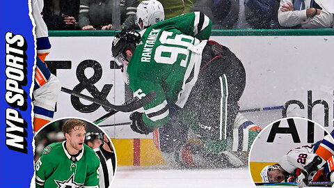 Stars' Mikko Rantanen won't face further discipline after vicious hit on Islanders' Alexander Romanov