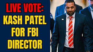 Happening NOW: Kash Patel’s FBI Nomination – Watch the Decision!