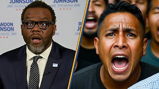 Woke Mayor Brandon Johnson Compares Illegal Aliens To Civil War Era Slaves | Drew Hernandez