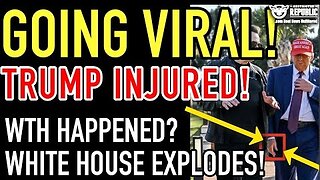 GOING VIRAL! TRUMP INJURED! WTH Happened? White House Explodes!