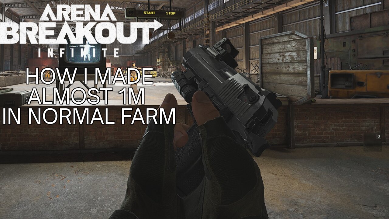 HOW I MADE ALMOST 1M IN NORMAL FARM (Arena Breakout: Infinite)